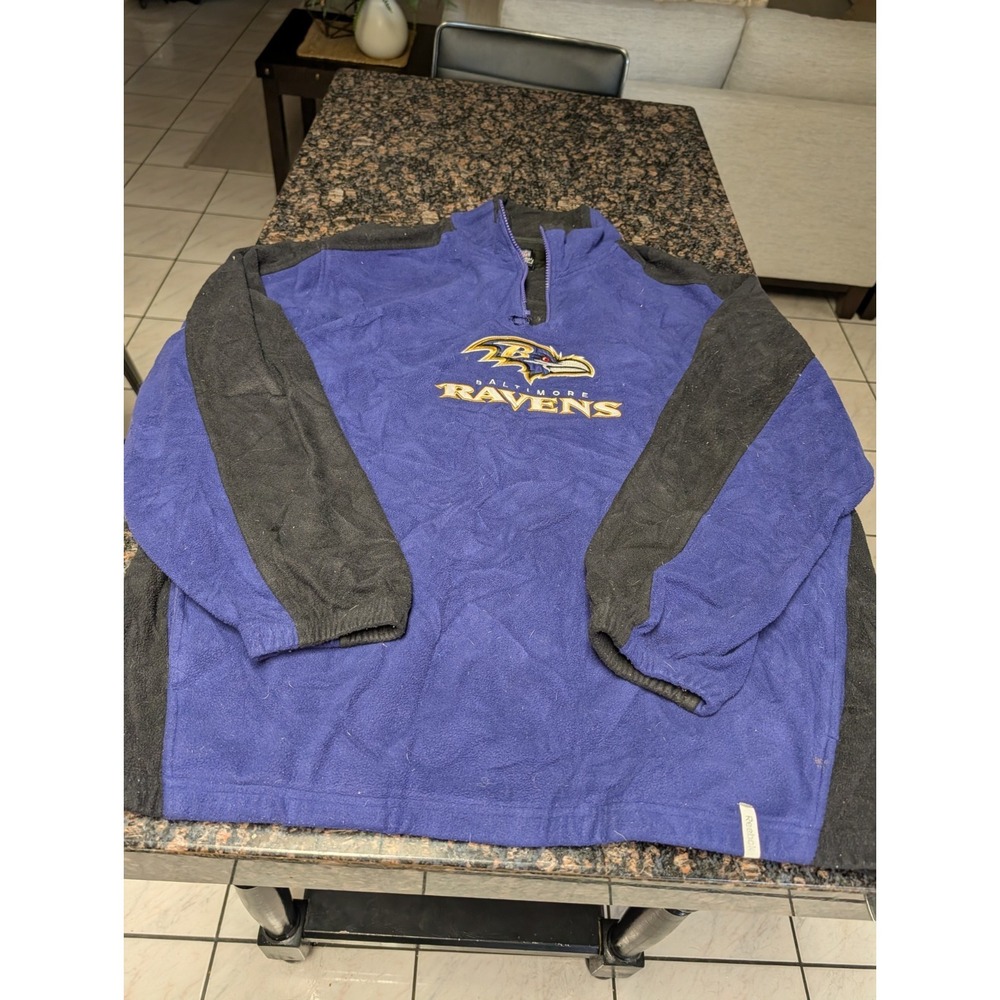 vintage Reebok Baltimore Ravensโ Jacket NFL Team Apparel 2XL